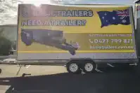 16X5 Tandem Axle Trailers 16X5 Advertising Trailers